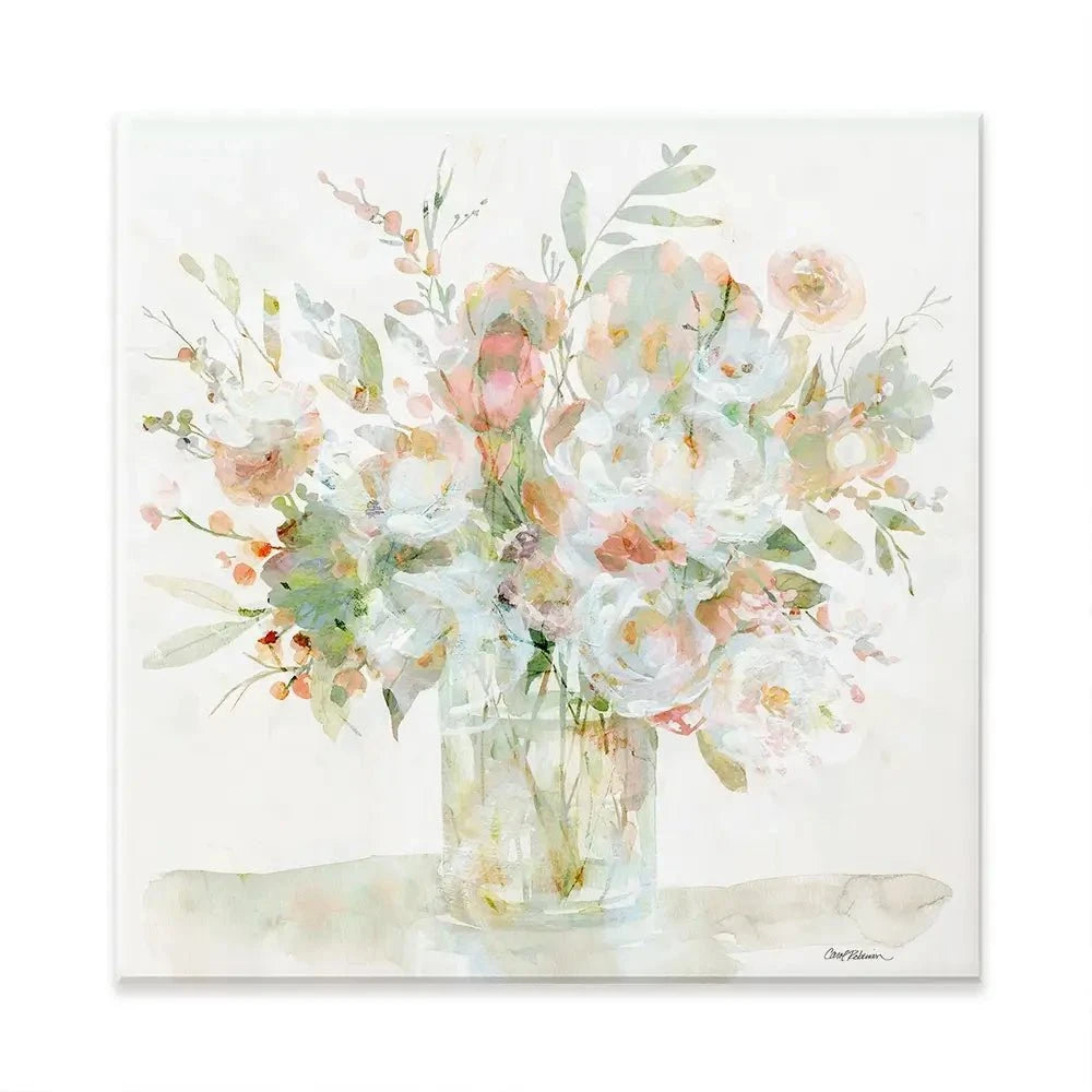 Floral Fragrance Square Canvas Print Floral Fragrance Square Canvas Print wall art product Carol Robinson