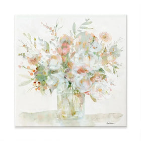 Floral Fragrance Square Canvas Print Floral Fragrance Square Canvas Print wall art product Carol Robinson