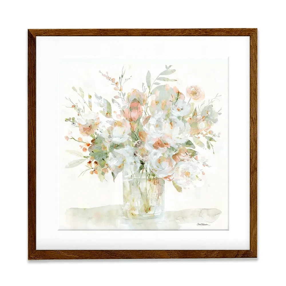 Floral Fragrance Square Framed Art Print Floral Fragrance Square Framed Art Print wall art product Carol Robinson
