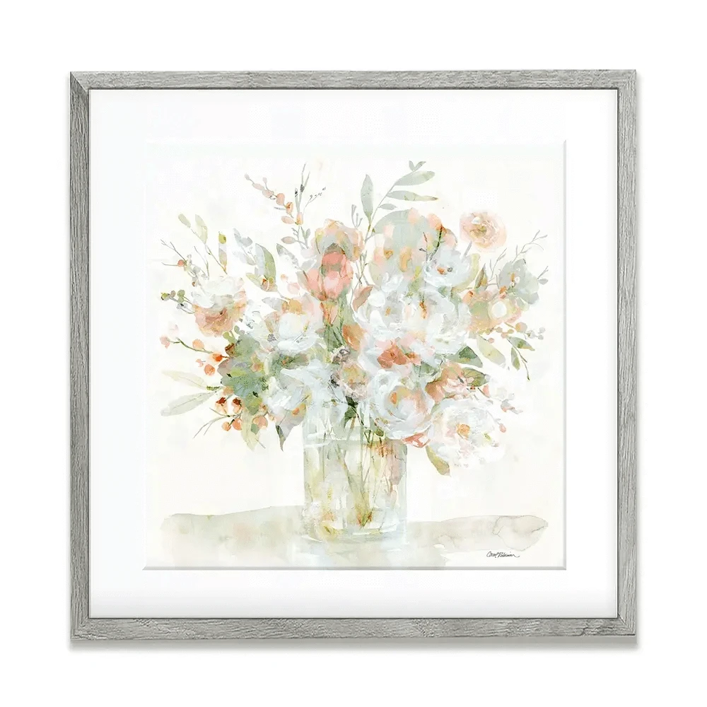 Floral Fragrance Square Framed Art Print Floral Fragrance Square Framed Art Print wall art product Carol Robinson