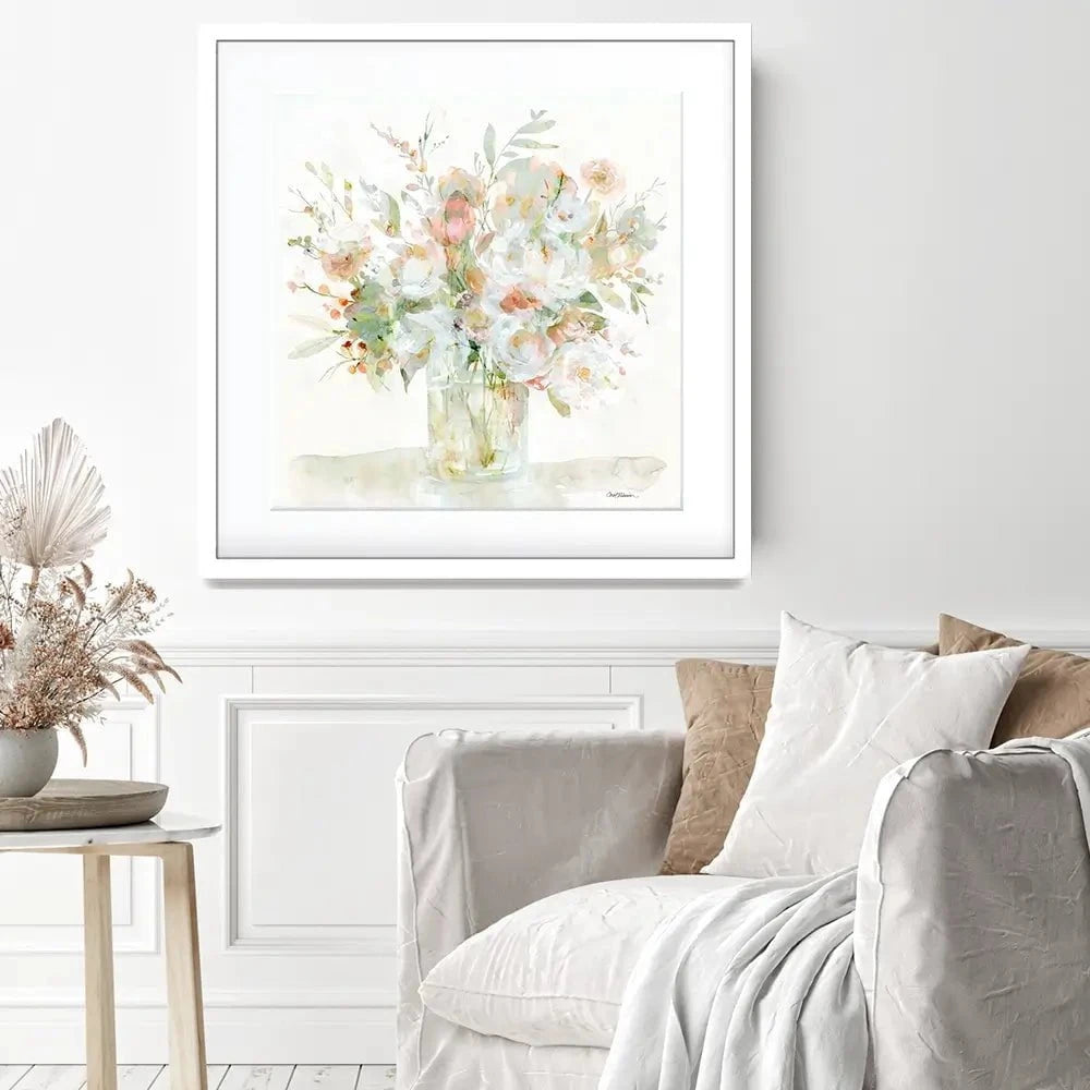 Floral Fragrance Square Framed Art Print Floral Fragrance Square Framed Art Print wall art product Carol Robinson