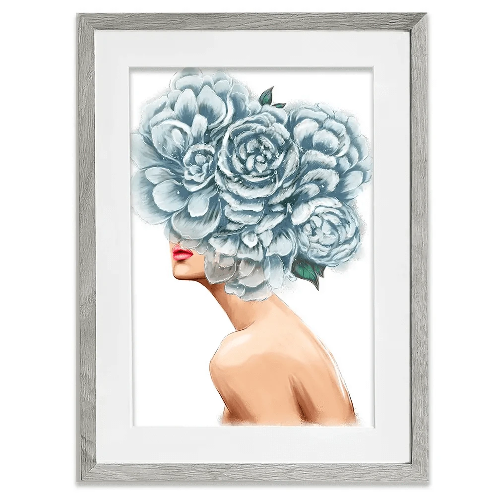 Floral Head Framed Art Print Floral Head Framed Art Print wall art product O.Tyshchenko / Shutterstock