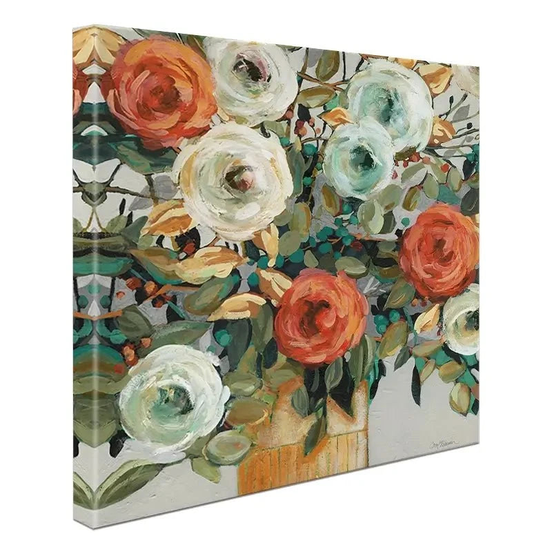 Floral Warmth Canvas Print Floral Warmth Canvas Print wall art product Carol Robinson