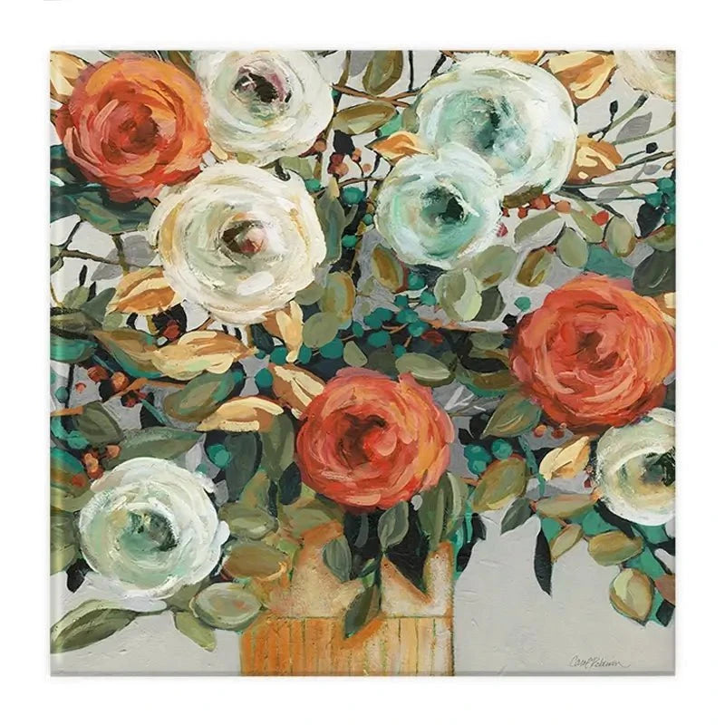 Floral Warmth Canvas Print Floral Warmth Canvas Print wall art product Carol Robinson