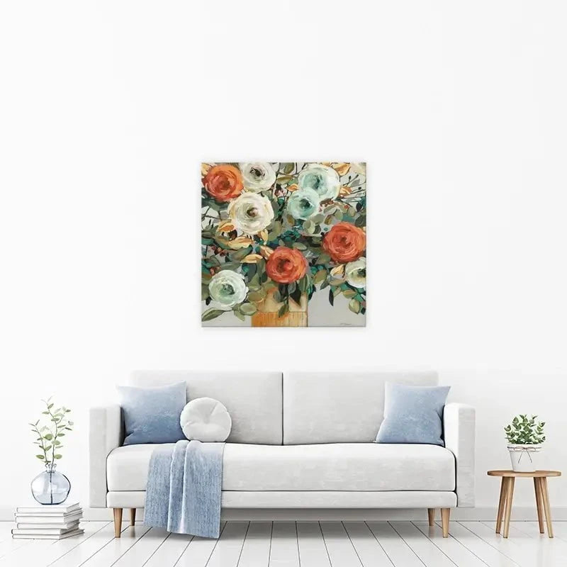 Floral Warmth Canvas Print Floral Warmth Canvas Print wall art product Carol Robinson