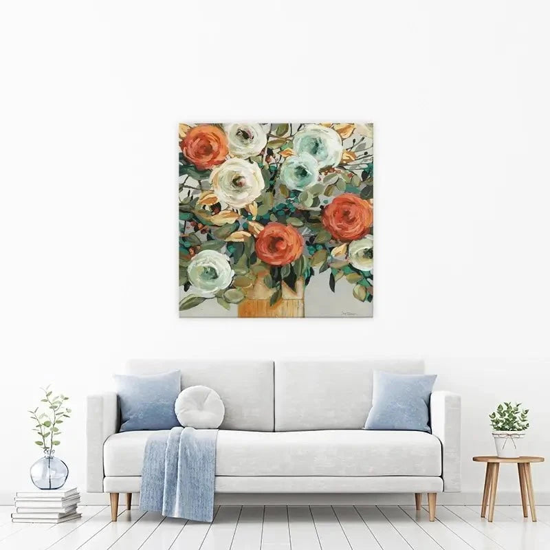 Floral Warmth Canvas Print Floral Warmth Canvas Print wall art product Carol Robinson
