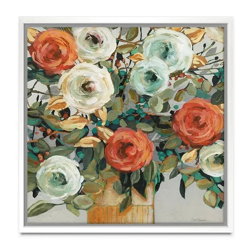Floral Warmth Canvas Print Floral Warmth Canvas Print wall art product Carol Robinson