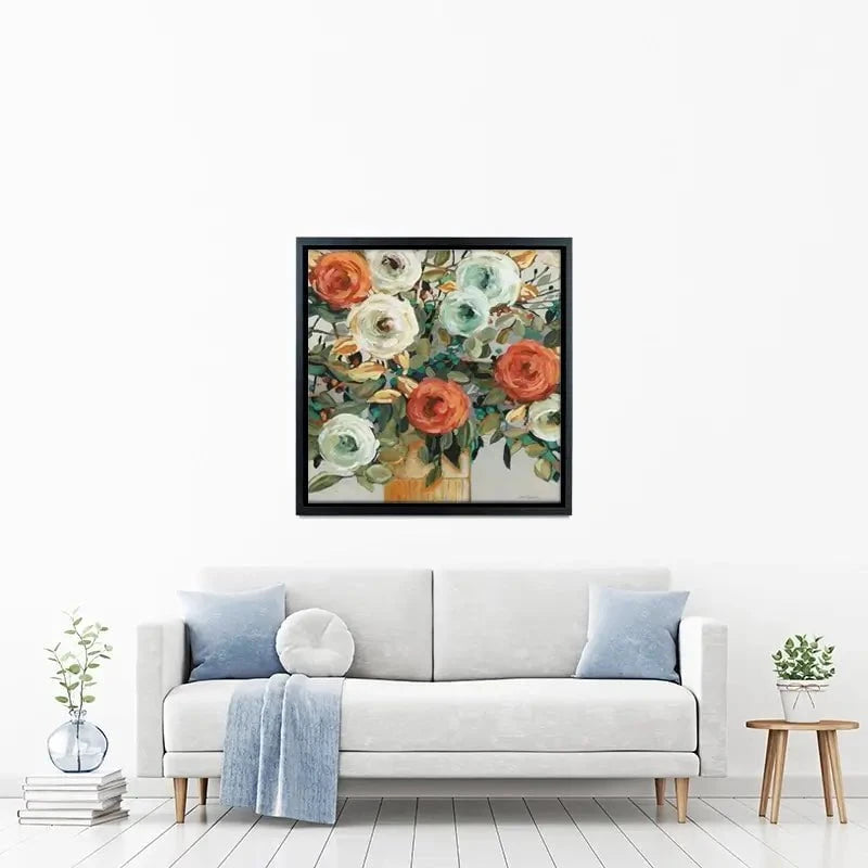 Floral Warmth Canvas Print Floral Warmth Canvas Print wall art product Carol Robinson