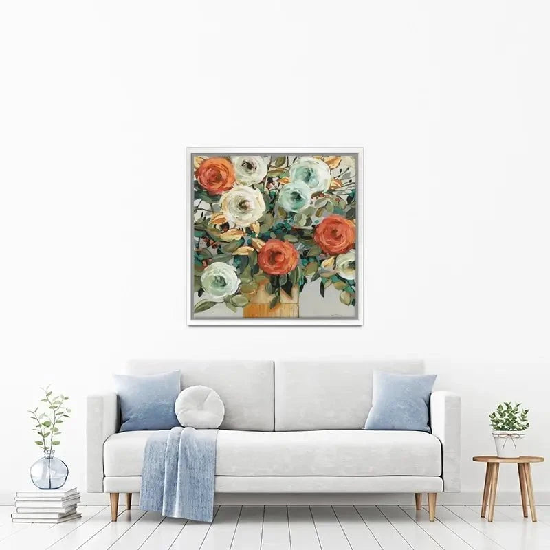 Floral Warmth Canvas Print Floral Warmth Canvas Print wall art product Carol Robinson