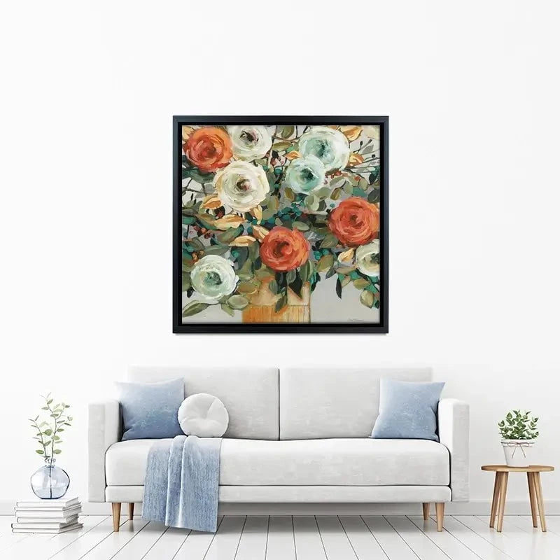 Floral Warmth Canvas Print Floral Warmth Canvas Print wall art product Carol Robinson