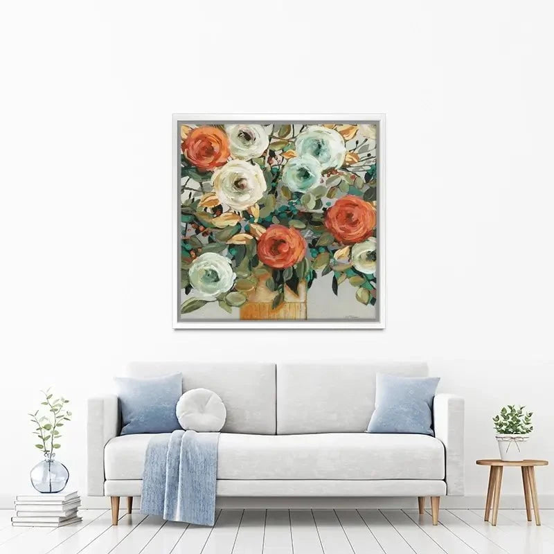 Floral Warmth Canvas Print Floral Warmth Canvas Print wall art product Carol Robinson