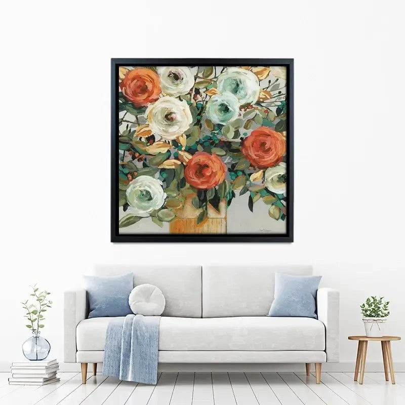 Floral Warmth Canvas Print Floral Warmth Canvas Print wall art product Carol Robinson