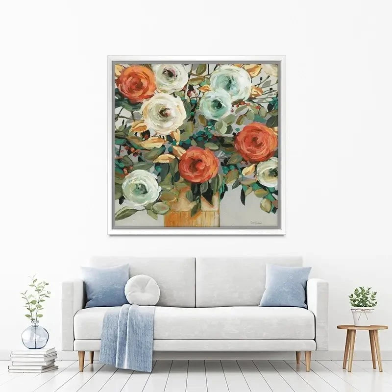 Floral Warmth Canvas Print Floral Warmth Canvas Print wall art product Carol Robinson