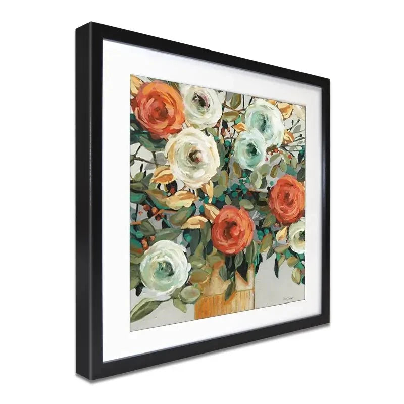 Floral Warmth Framed Art Print Floral Warmth Framed Art Print wall art product Carol Robinson