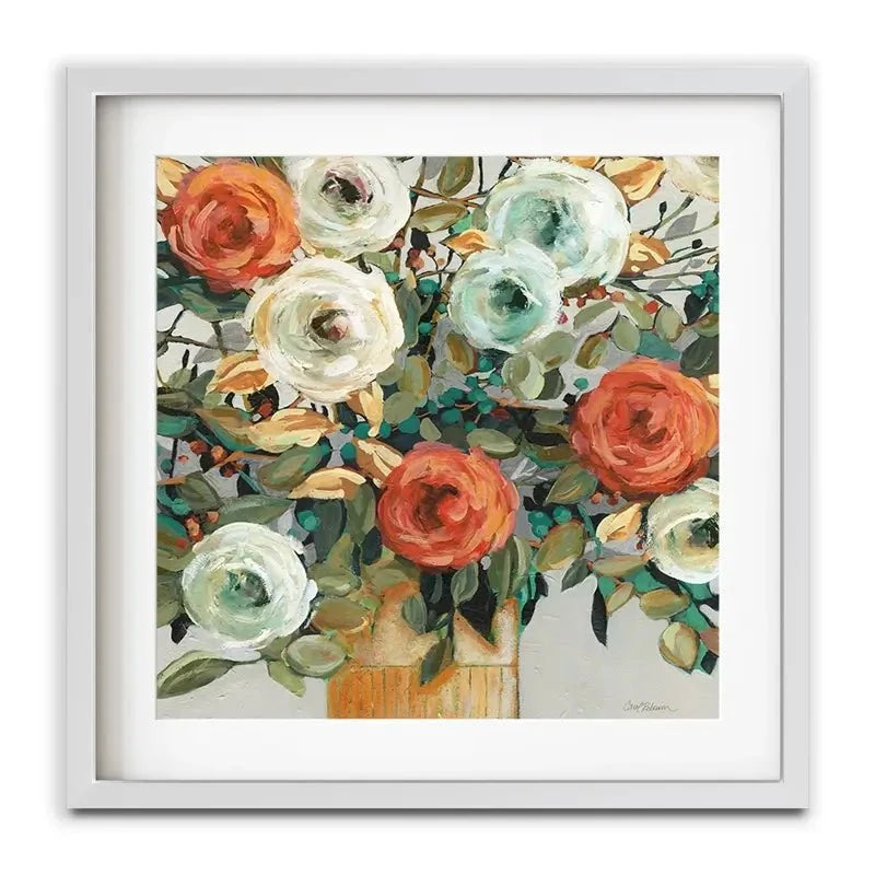 Floral Warmth Framed Art Print Floral Warmth Framed Art Print wall art product Carol Robinson