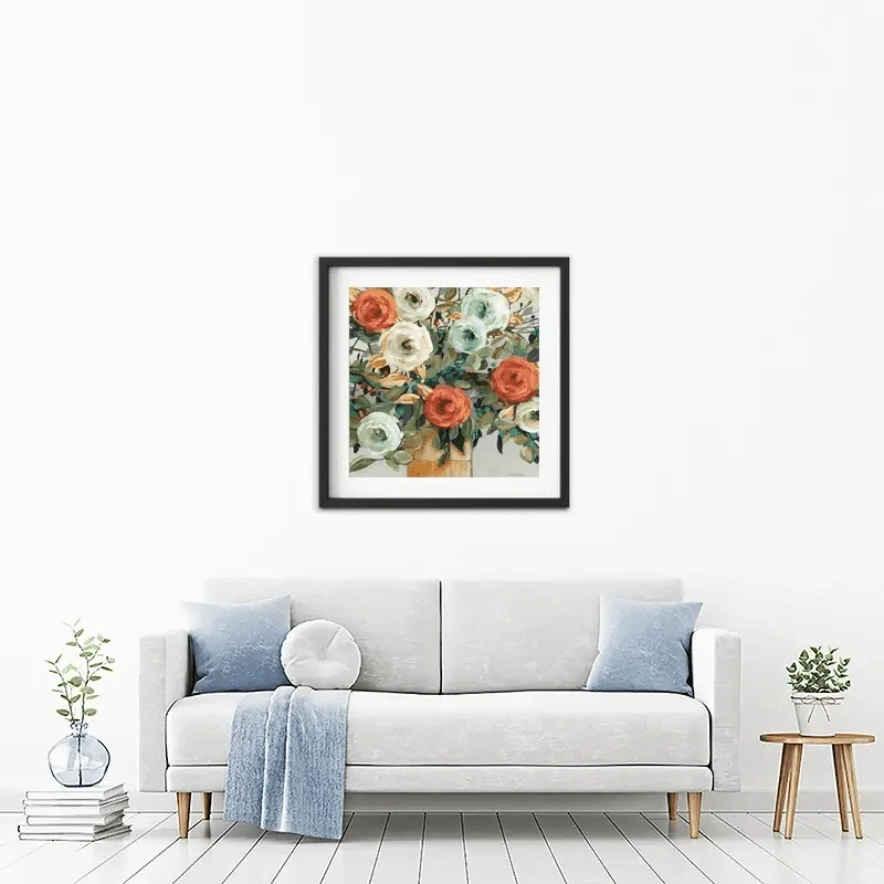 Floral Warmth Framed Art Print Floral Warmth Framed Art Print wall art product Carol Robinson