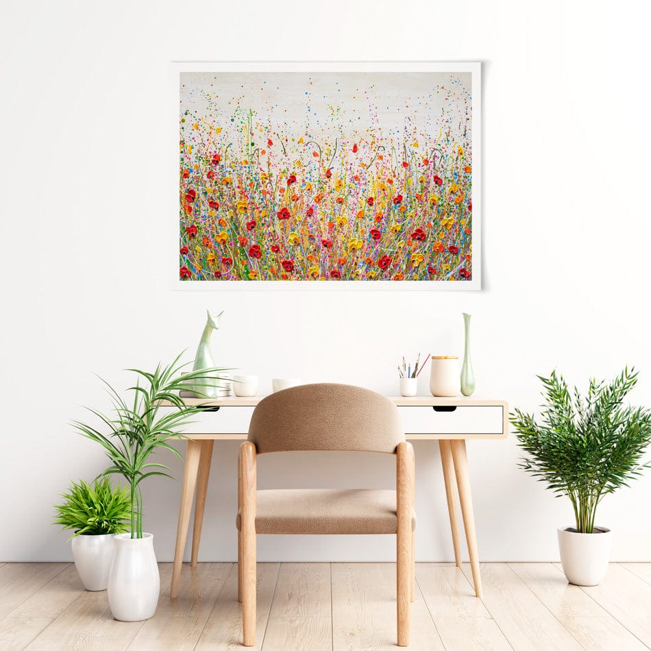 Flourish Of Summer Art Print wall art product Olga Tkachyk