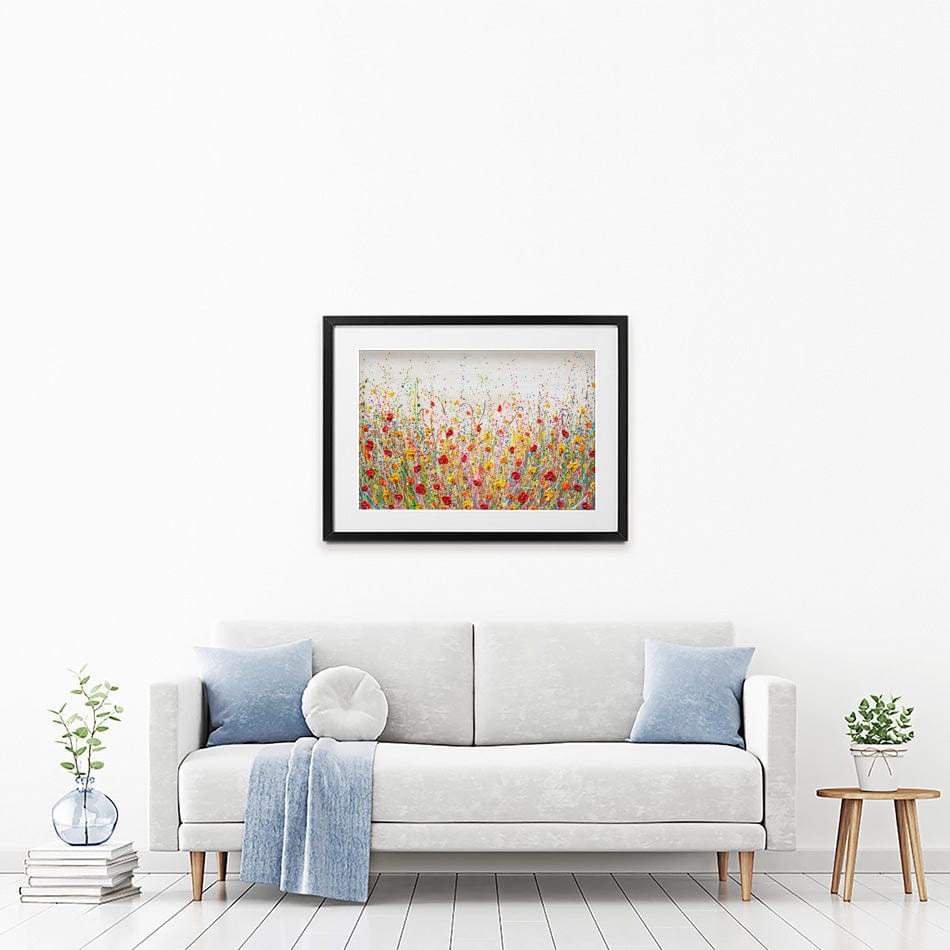 Flourish Of Summer Framed Art Print wall art product Olga Tkachyk