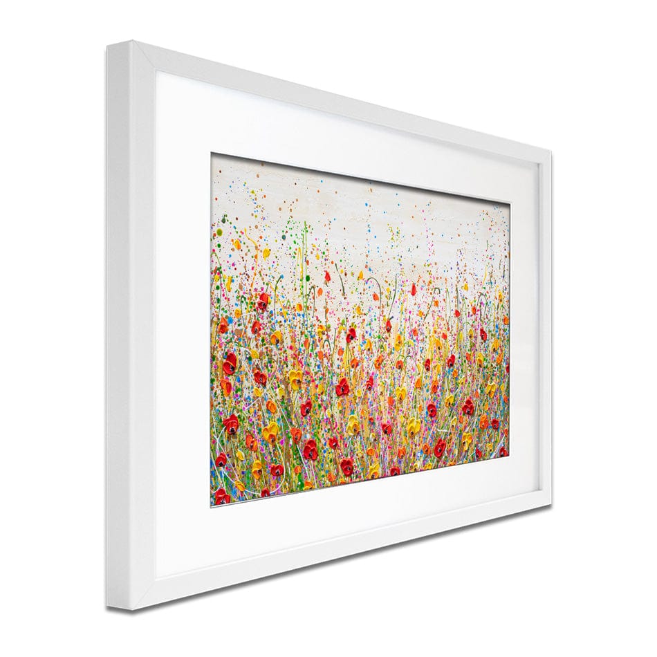 Flourish Of Summer Framed Art Print wall art product Olga Tkachyk