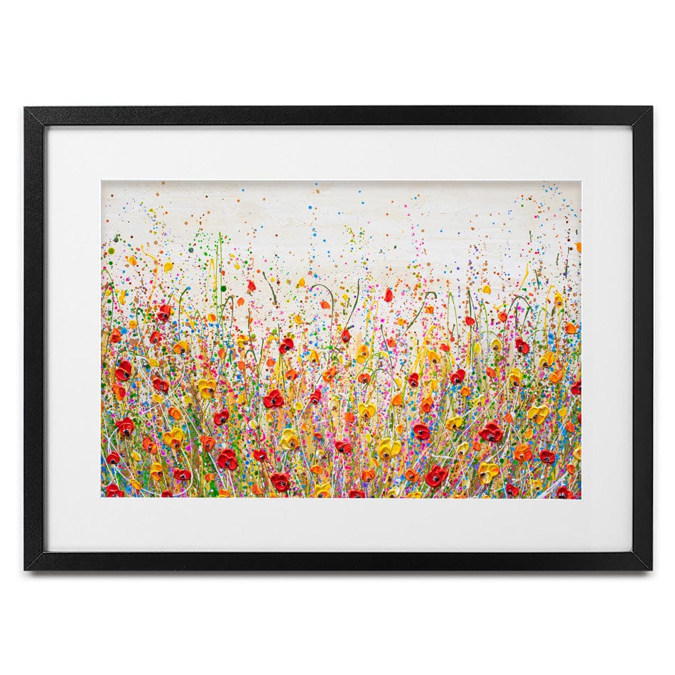 Flourish Of Summer Framed Art Print wall art product Olga Tkachyk