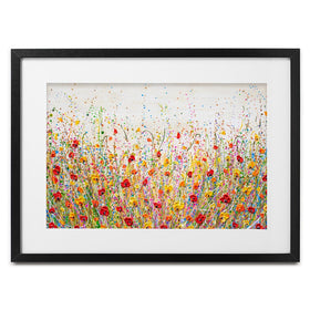 Flourish Of Summer Framed Art Print wall art product Olga Tkachyk