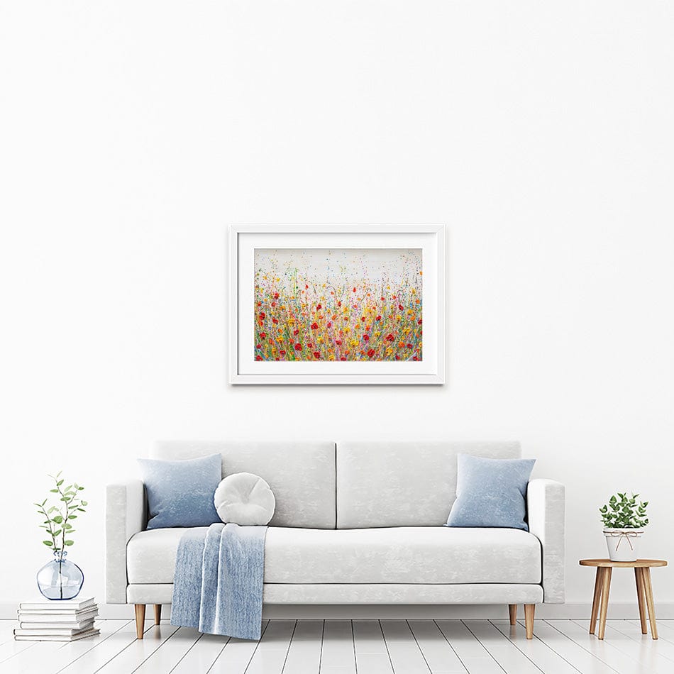 Flourish Of Summer Framed Art Print wall art product Olga Tkachyk