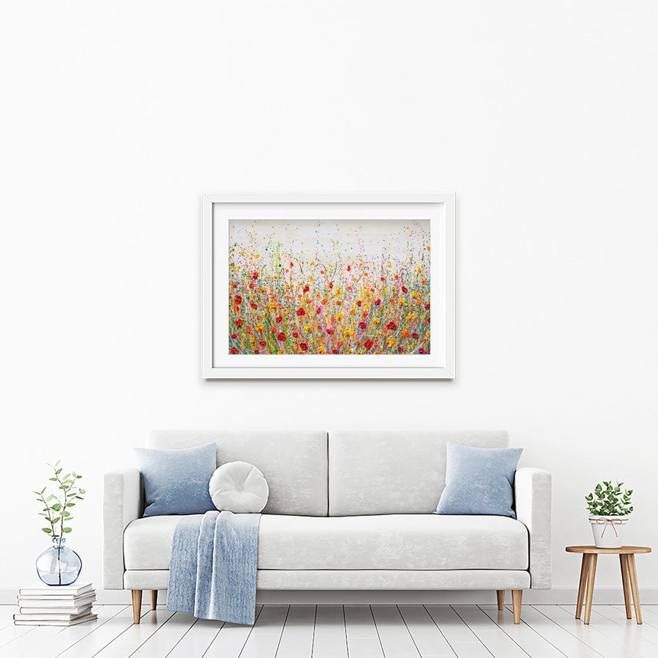 Flourish Of Summer Framed Art Print wall art product Olga Tkachyk