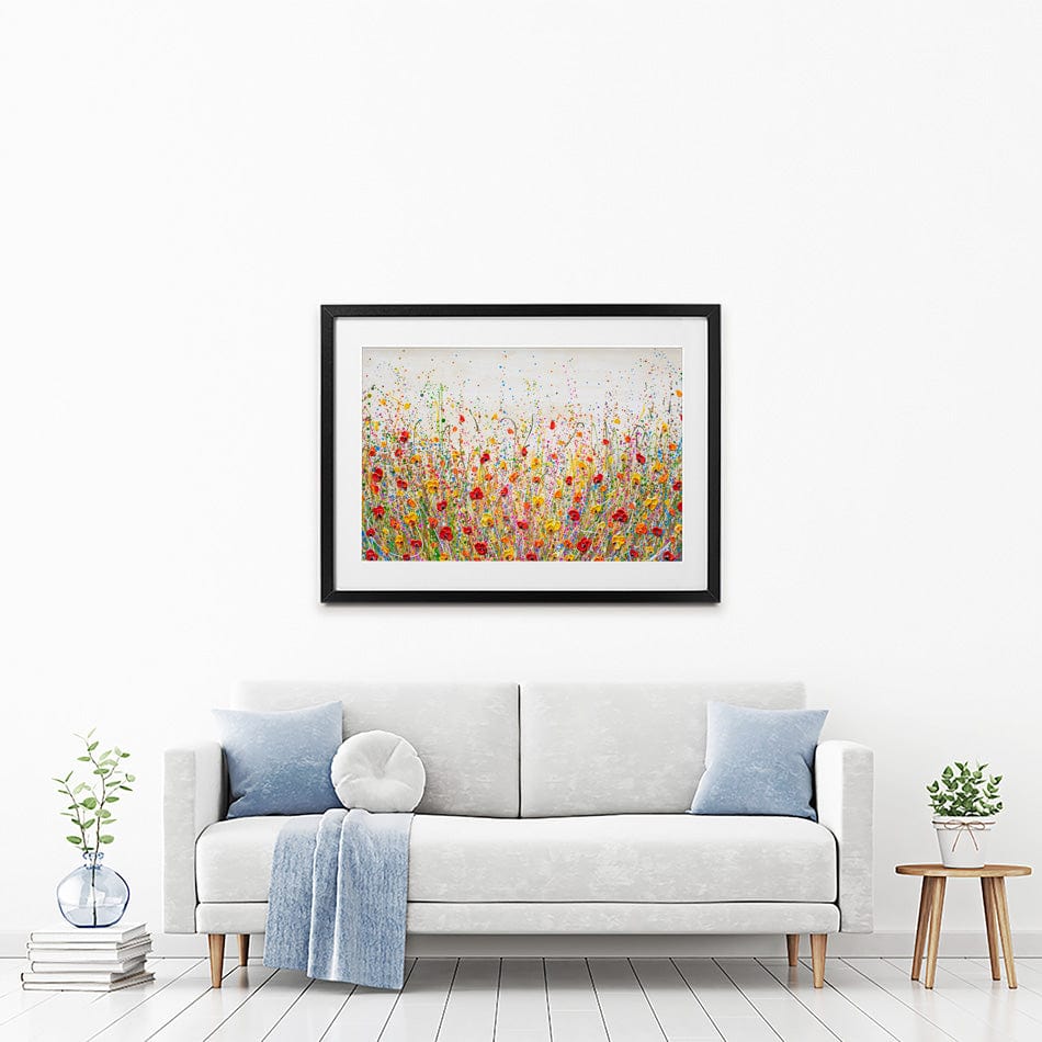 Flourish Of Summer Framed Art Print wall art product Olga Tkachyk