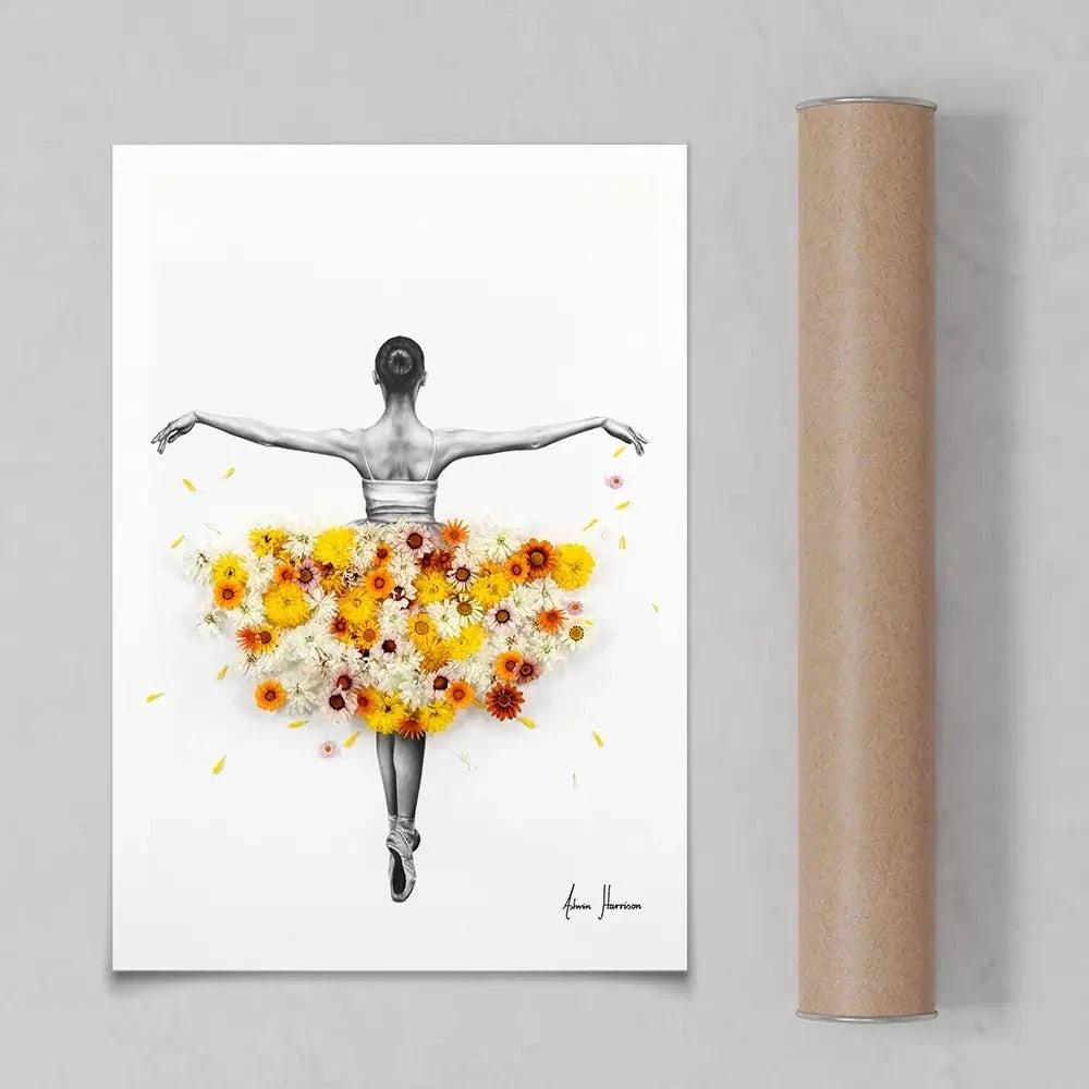 Flower Ballerina Art Print Flower Ballerina Art Print wall art product Ashvin Harrison