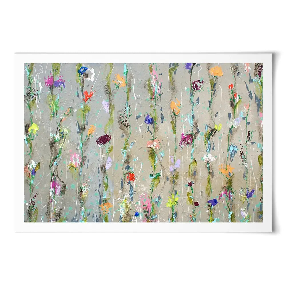 Flower Chain Art Print Flower Chain Art Print wall art product Studio Paint-Ing