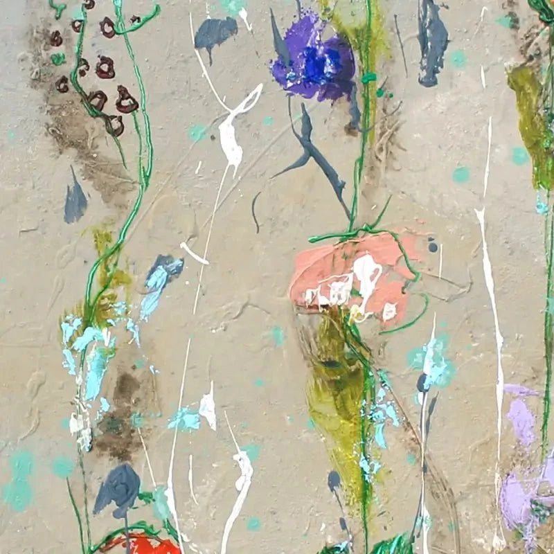 Flower Chain Canvas Print Flower Chain Canvas Print wall art product Studio Paint-Ing