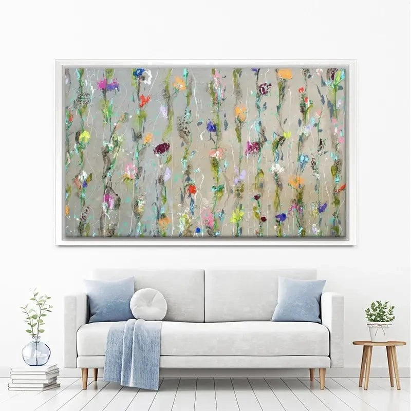 Flower Chain Canvas Print Flower Chain Canvas Print wall art product Studio Paint-Ing
