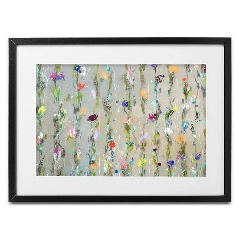 Flower Chain Framed Art Print Flower Chain Framed Art Print wall art product Studio Paint-Ing
