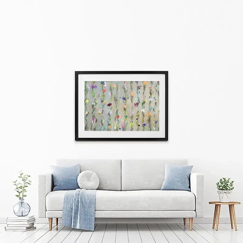 Flower Chain Framed Art Print Flower Chain Framed Art Print wall art product Studio Paint-Ing