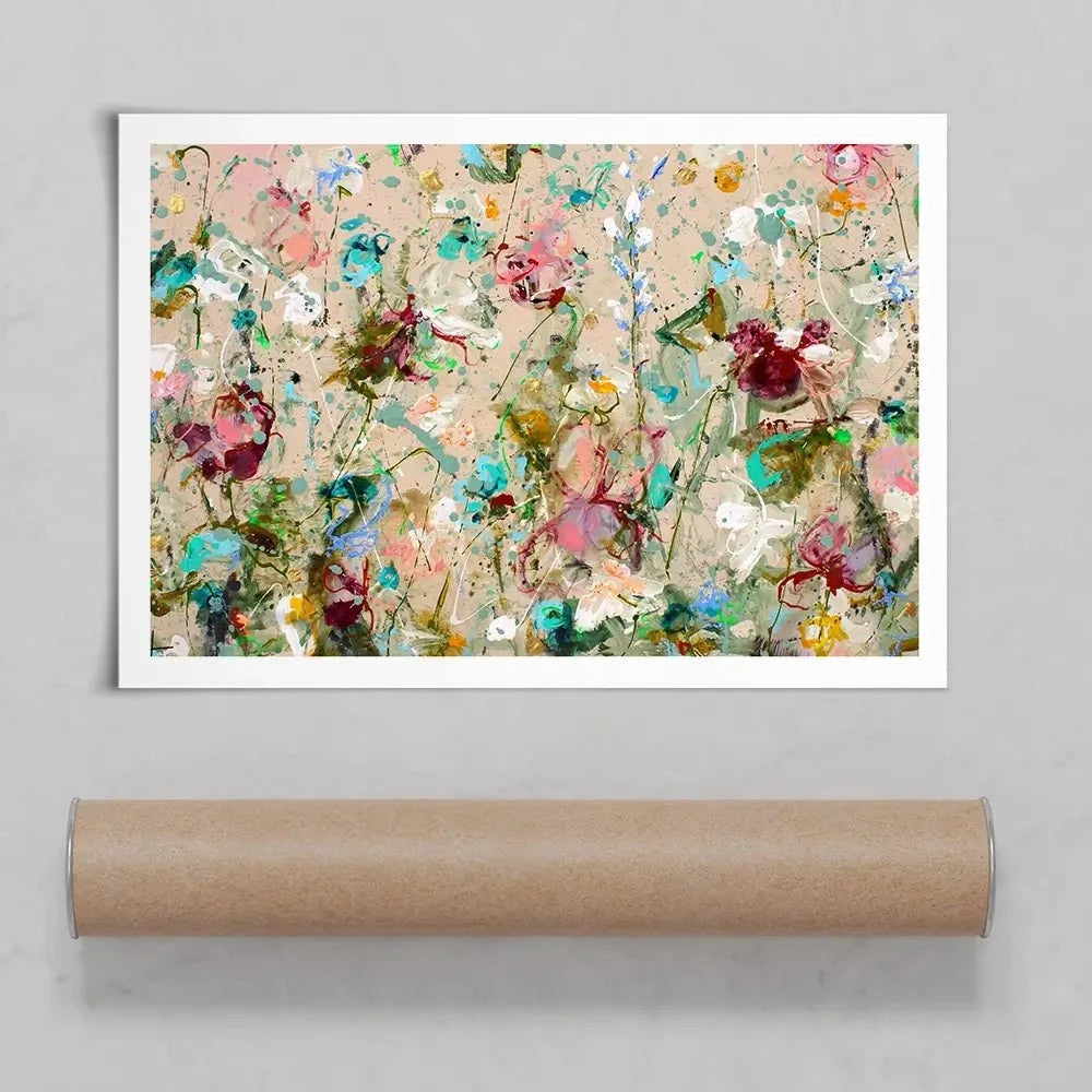 Flower Feeling Art Print Flower Feeling Art Print wall art product Studio Paint-Ing