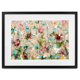 Flower Feeling Framed Art Print Flower Feeling Framed Art Print wall art product Studio Paint-Ing
