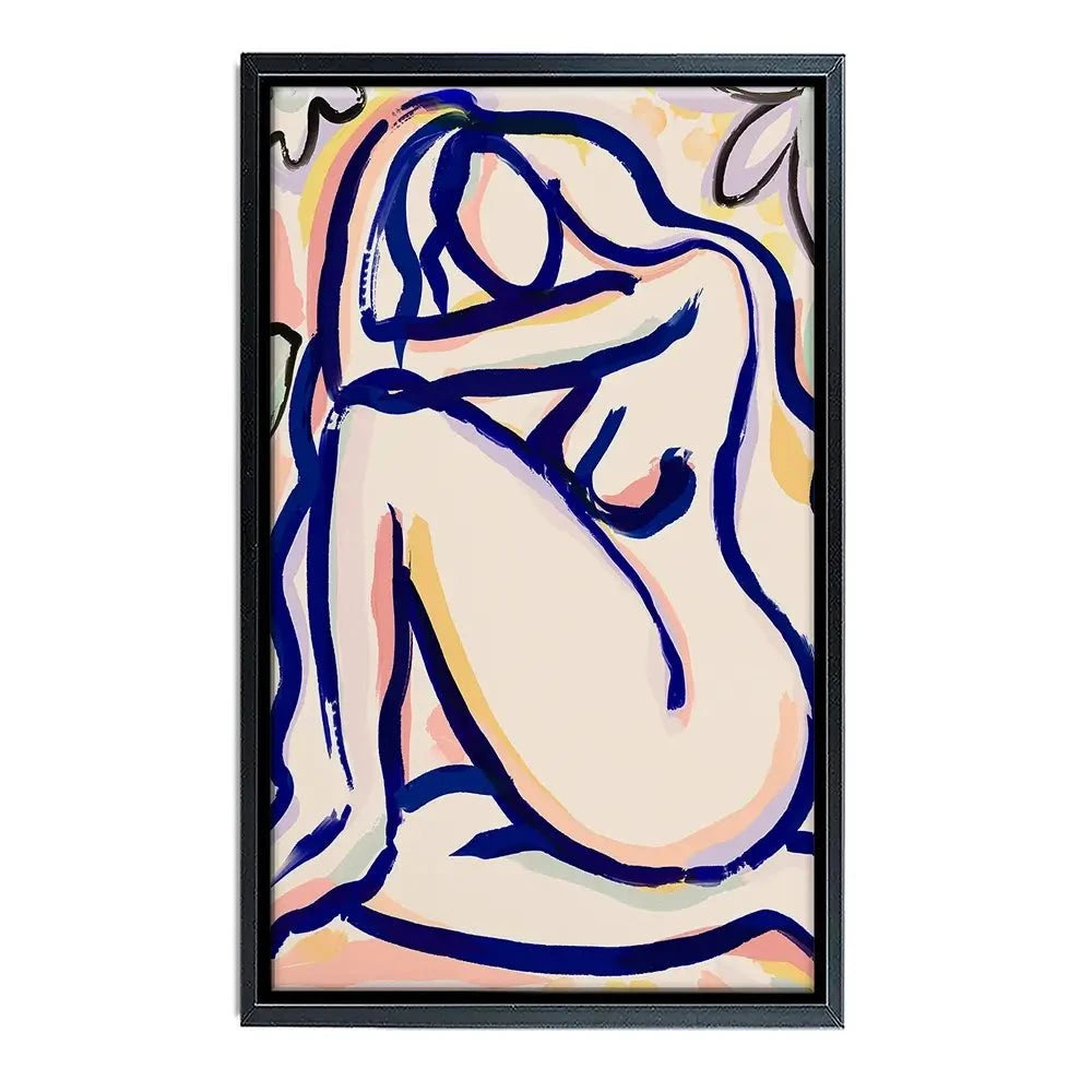 Flower Garden Lady Canvas Print Flower Garden Lady Canvas Print wall art product Treechild