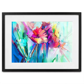 Flower Power Framed Art Print Flower Power Framed Art Print wall art product pluie_r / Shutterstock