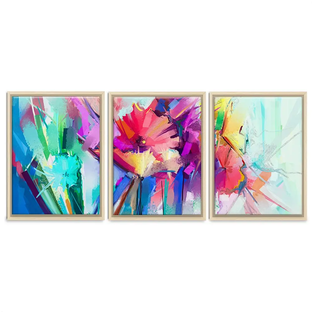 Flower Power Trio Canvas Print Flower Power Trio Canvas Print wall art product pluie_r / Shutterstock
