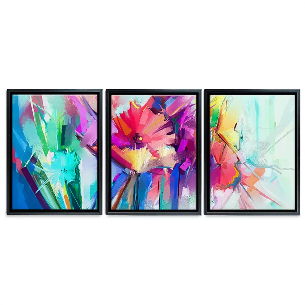 Flower Power Trio Canvas Print Flower Power Trio Canvas Print wall art product pluie_r / Shutterstock