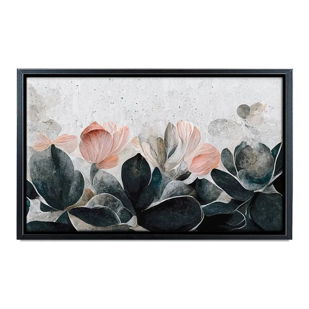Flowers And Concrete Canvas Print Flowers And Concrete Canvas Print wall art product Treechild