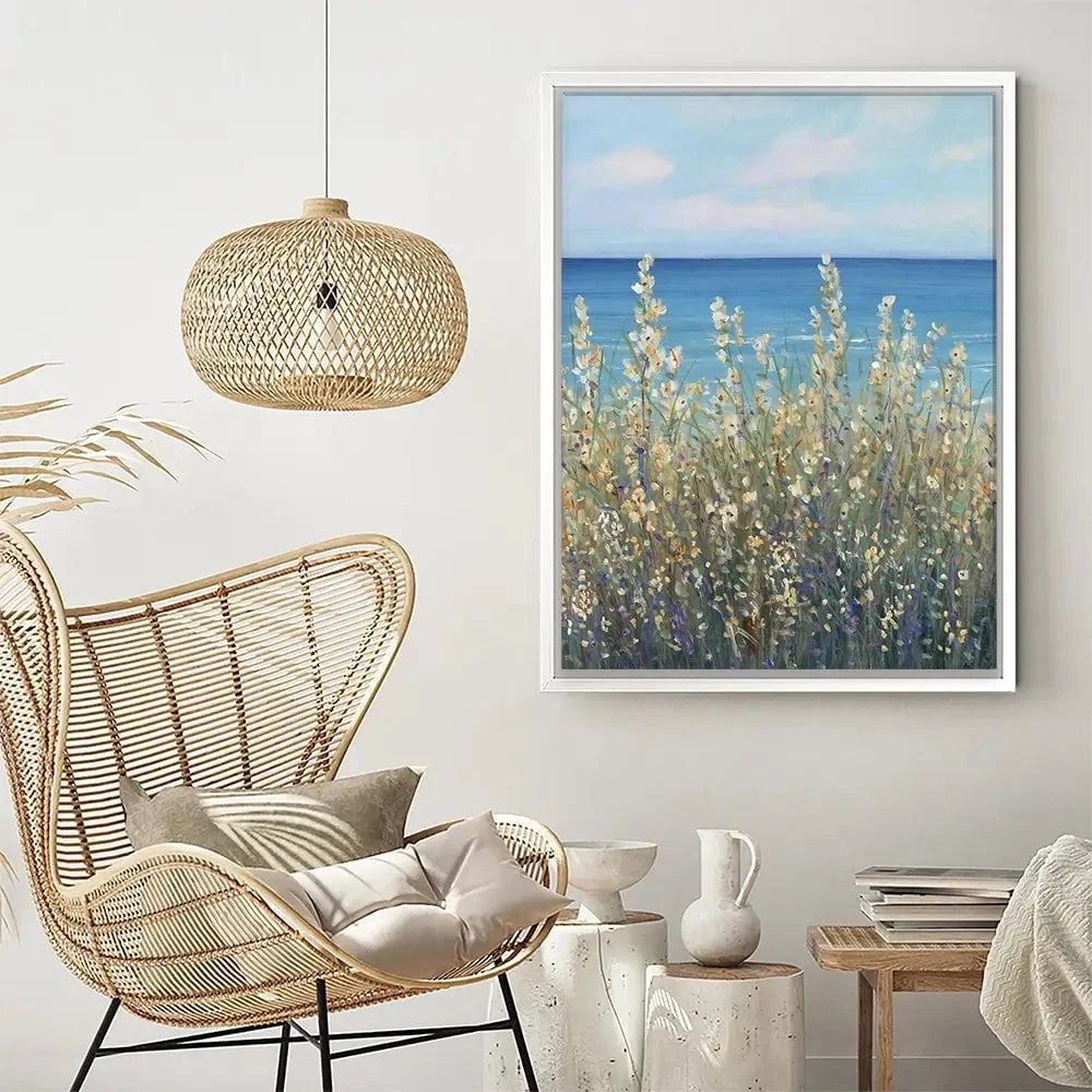 Flowers At The Coast Canvas Print Flowers At The Coast Canvas Print wall art product Tim O'Toole