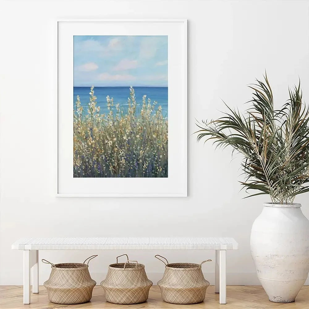 Flowers At The Coast Framed Art Print Flowers At The Coast Framed Art Print wall art product Tim O'Toole