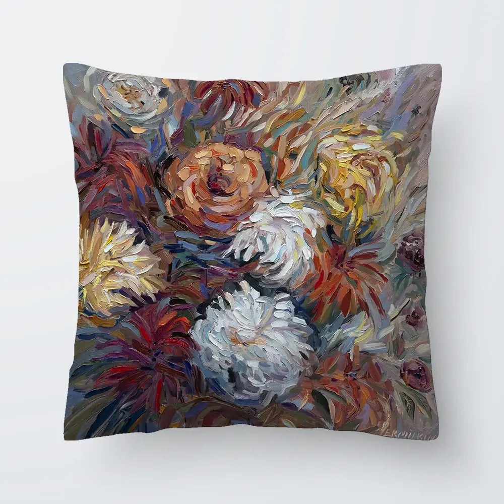 Flowers Cushion Flowers Cushion wall art product Ekaterina Ermilkina