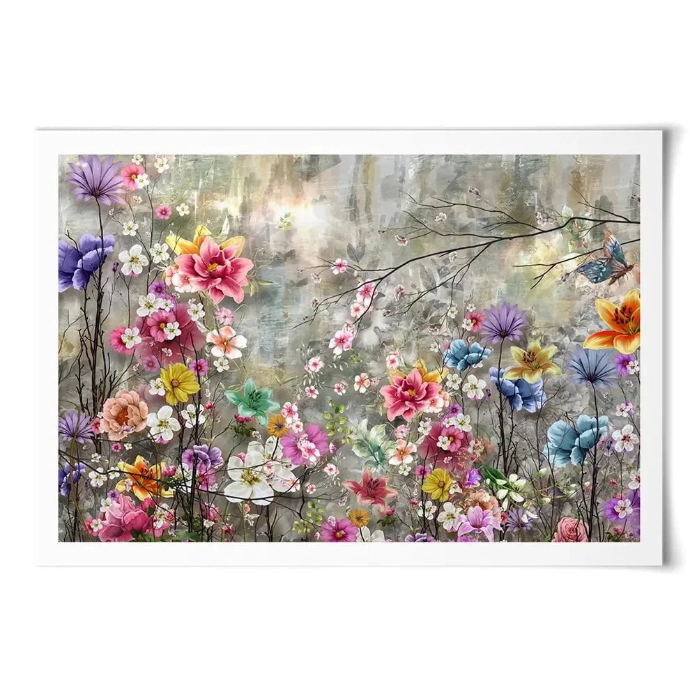 Flowers Everywhere Art Print Flowers Everywhere Art Print wall art product Pawaris Pattano09 / Shutterstock