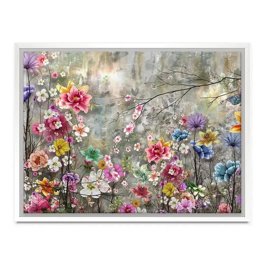 Flowers Everywhere Canvas Print Flowers Everywhere Canvas Print wall art product Pawaris Pattano09 / Shutterstock