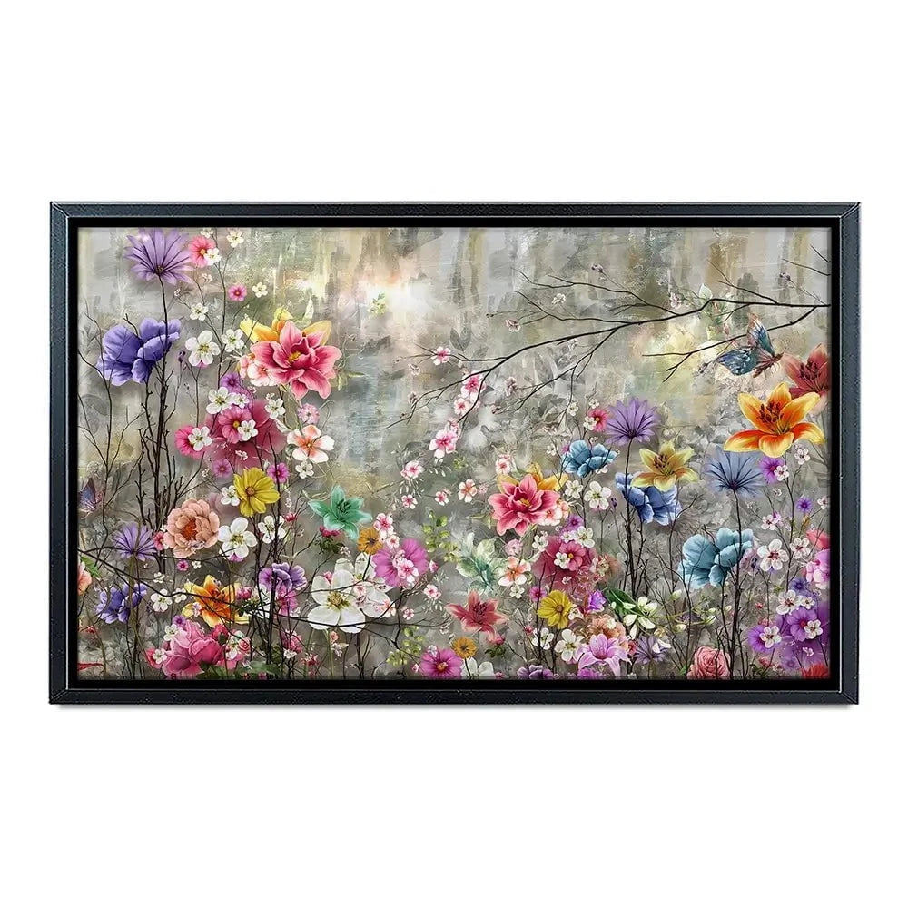 Flowers Everywhere Canvas Print Flowers Everywhere Canvas Print wall art product Pawaris Pattano09 / Shutterstock