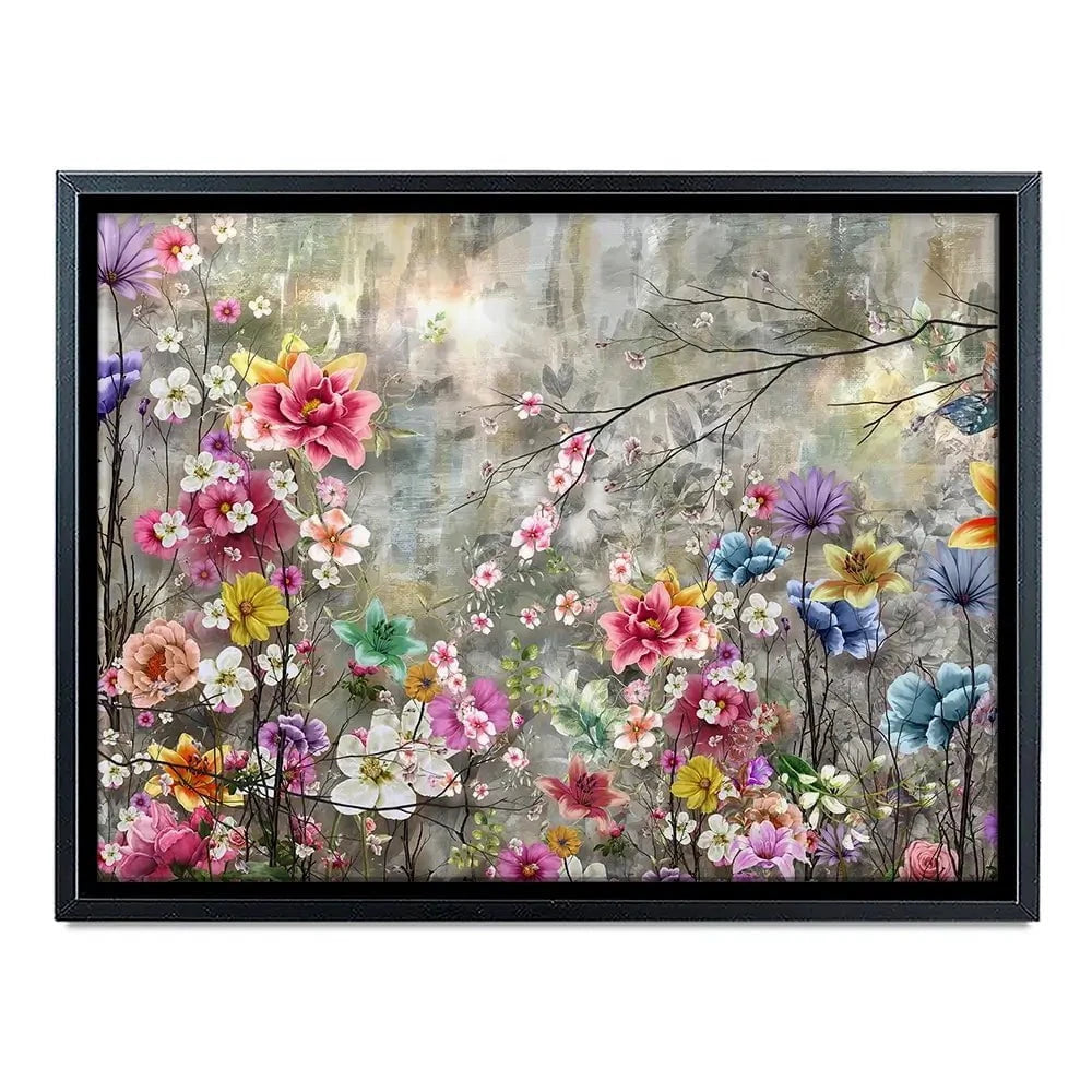 Flowers Everywhere Canvas Print Flowers Everywhere Canvas Print wall art product Pawaris Pattano09 / Shutterstock