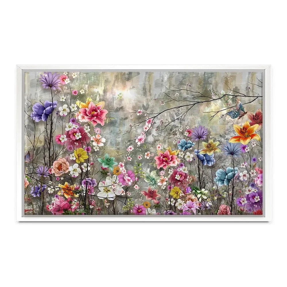 Flowers Everywhere Canvas Print Flowers Everywhere Canvas Print wall art product Pawaris Pattano09 / Shutterstock