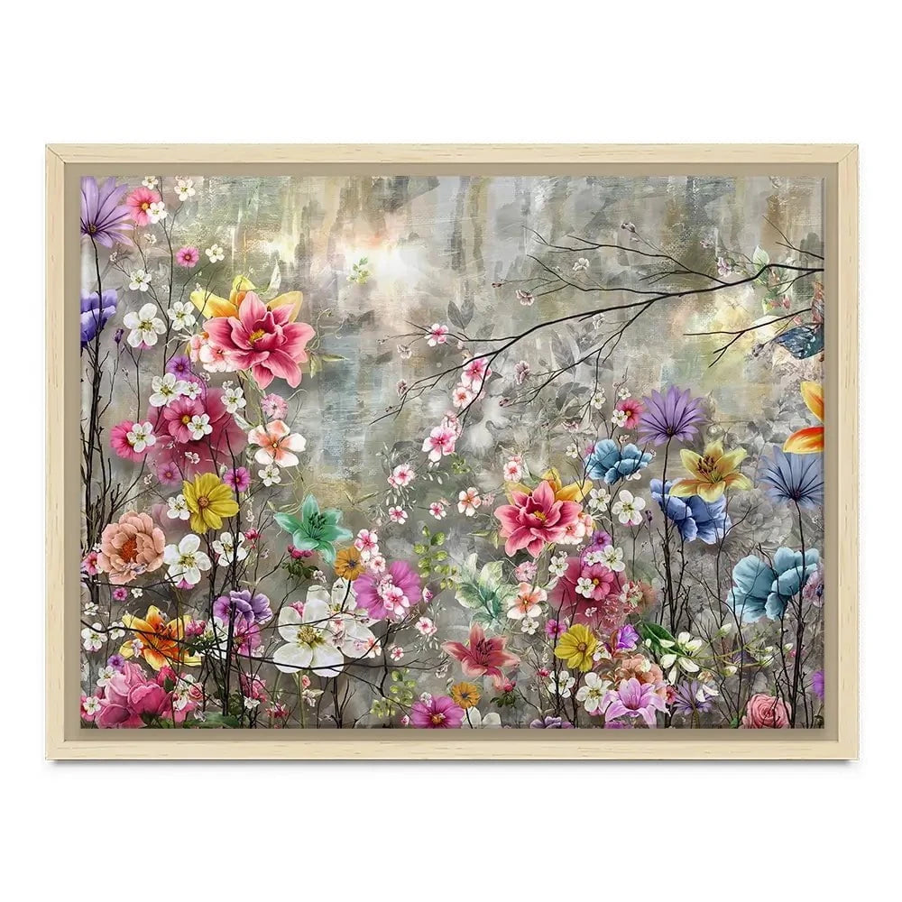 Flowers Everywhere Canvas Print Flowers Everywhere Canvas Print wall art product Pawaris Pattano09 / Shutterstock